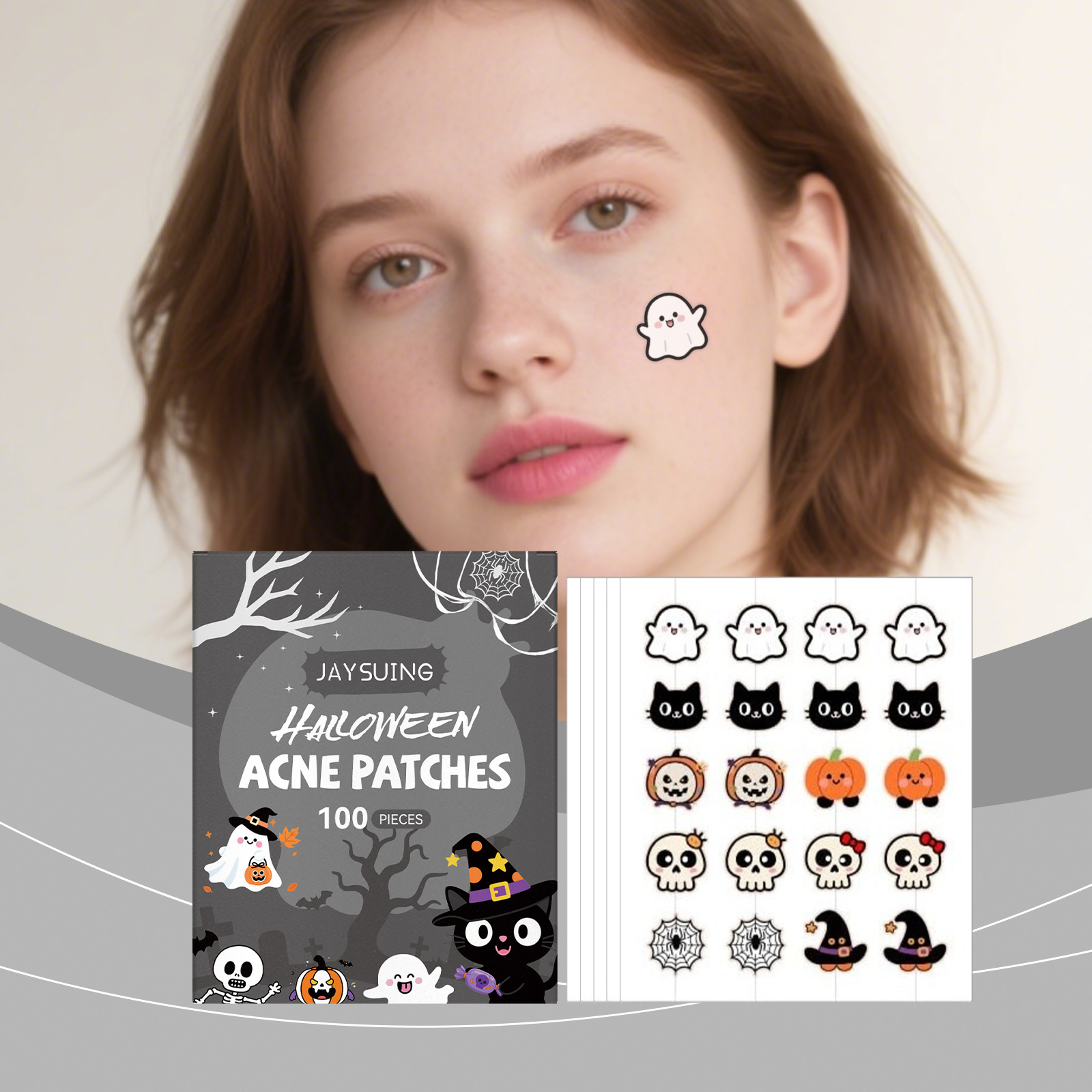Tea Tree Spot Treatment - Plasterki na trądzik na Halloween, 100