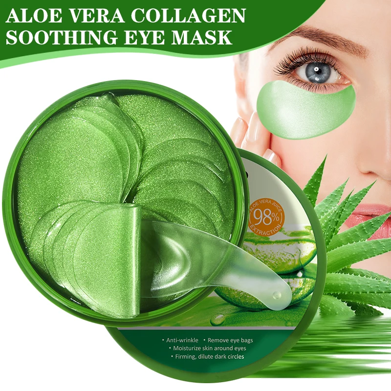 Skincare Omg - 60szt Aloe Vera Collagen Eye Mask