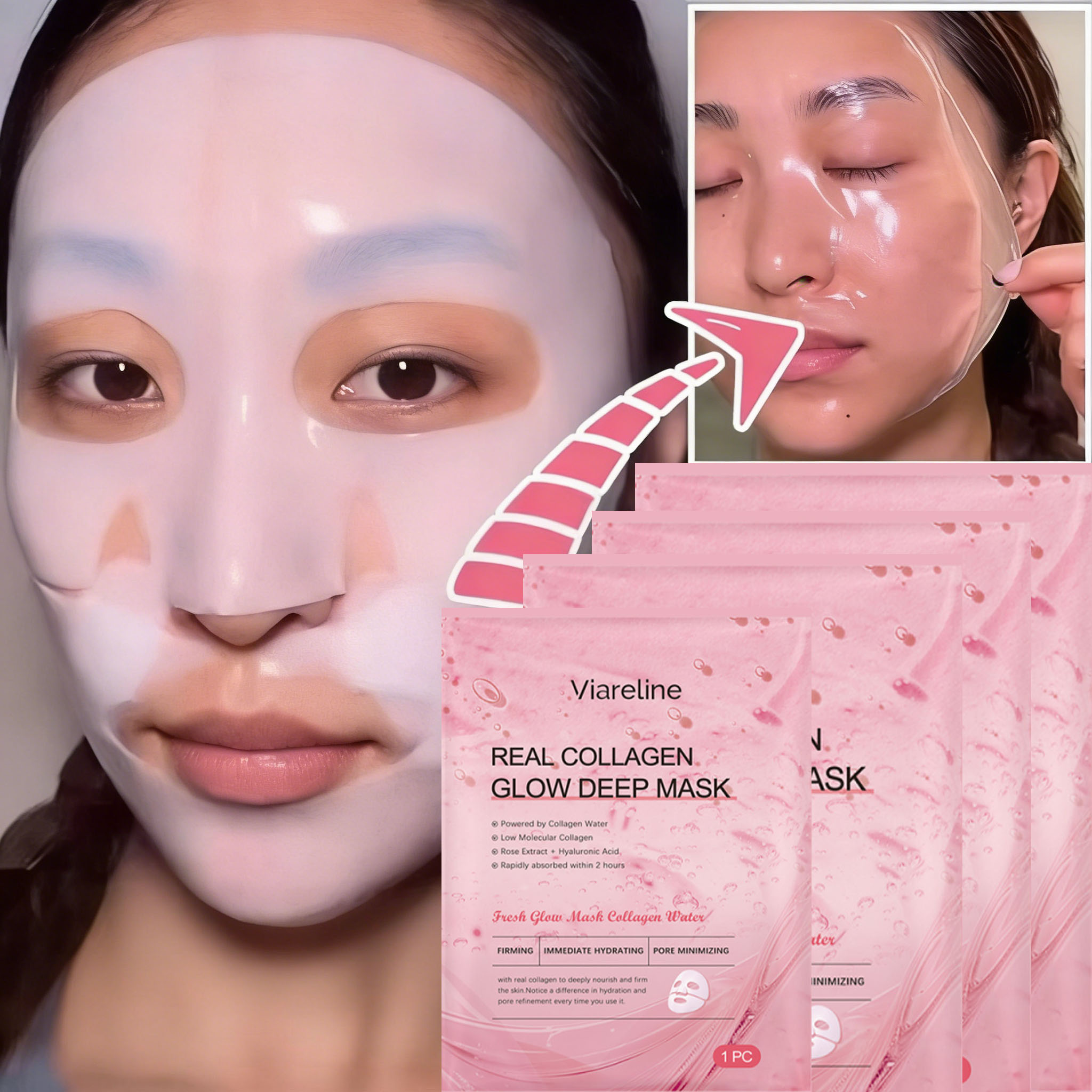 Skincare Omg - Nocna Maska Kolagenowa z DNA Łososia