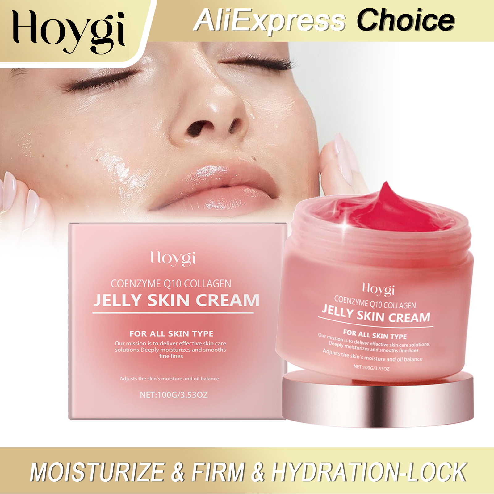 Coenzyme Q10 Cream - HOYGI Kolagenowy Krem Żelowy do Twarzy