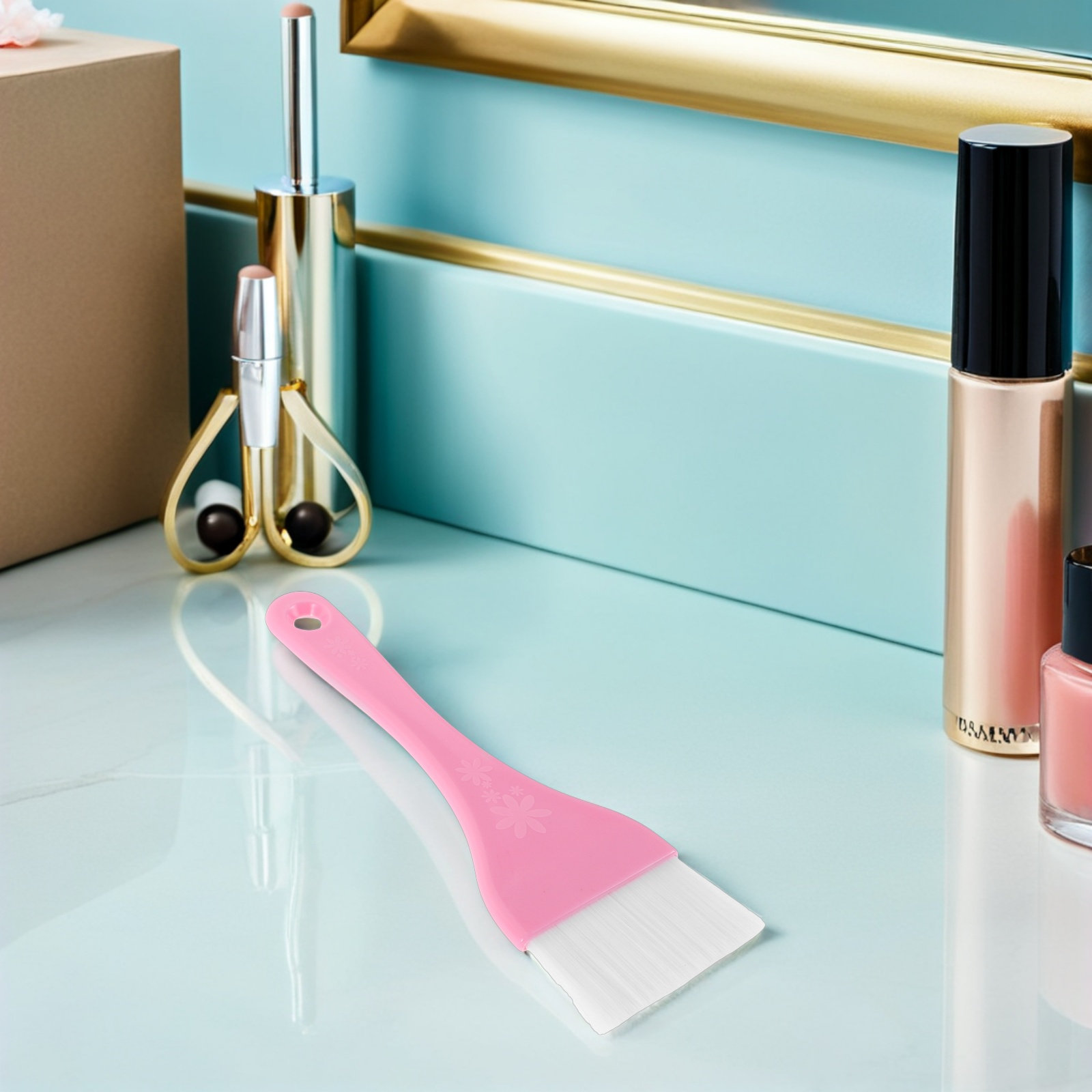 Skincare Pink - 4-częściowy zestaw dużych pędzli do masek