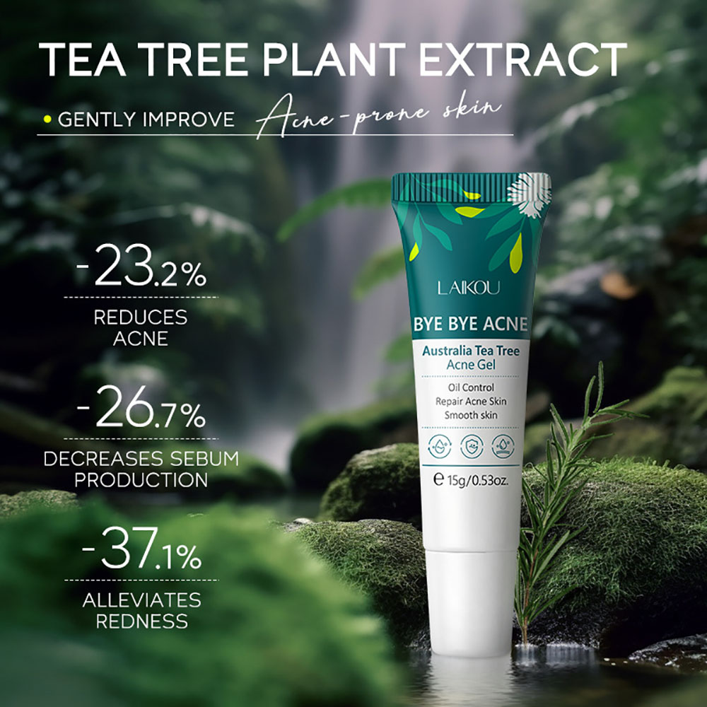 LAIKOU Tea Tree Acne Gel 15g,  – Tea Tree Spot Treatment recenzja i cena