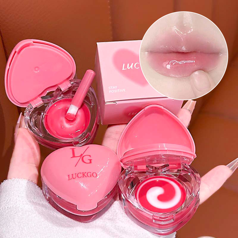 Maska do ust Luckgo Heart Doub – Skincare Pink recenzja i cena