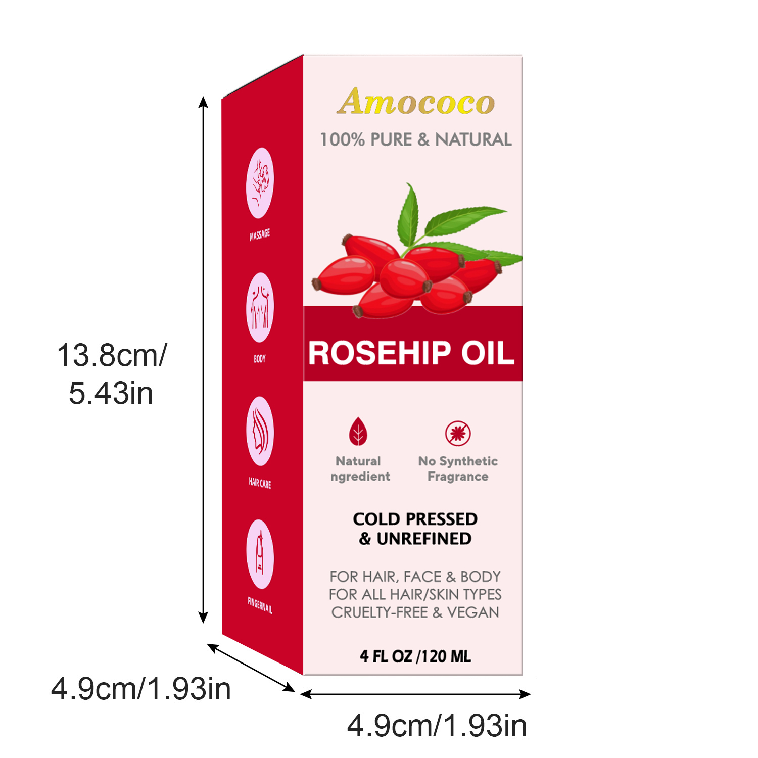 Amococo 2 szt. Olejek Jojoba i – Face Oil Rosehip recenzja i cena