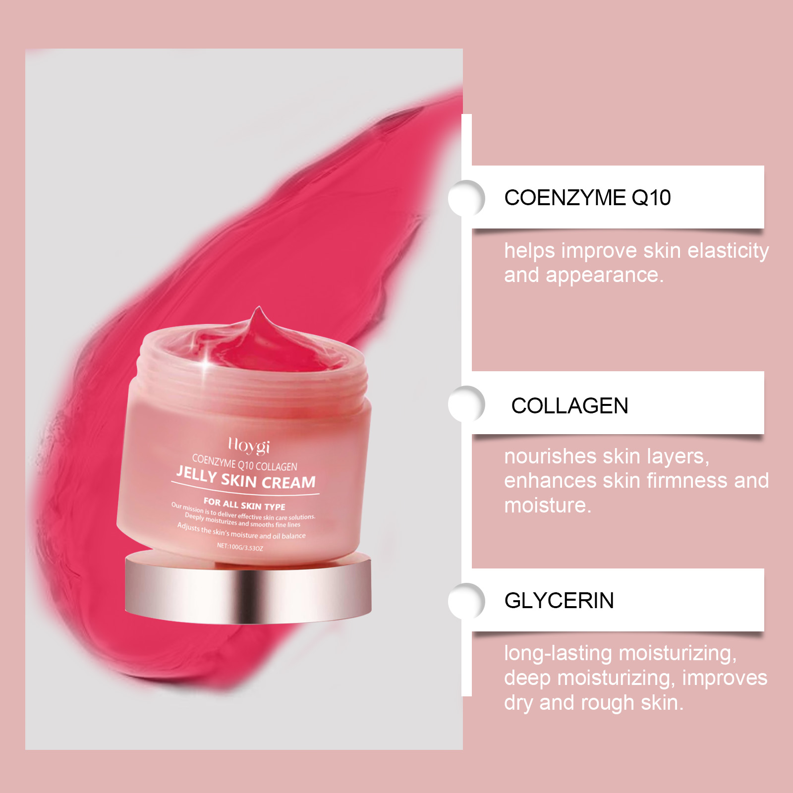 HOYGI Kolagenowy Krem Żelowy d – Coenzyme Q10 Cream recenzja i cena